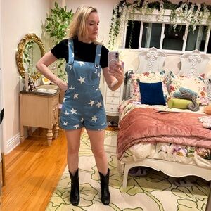 Modcloth Blue Star Jumpsuit